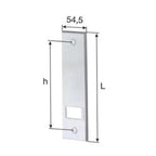 Selve Rollladen Selve Deckplatte für Gurtwickler aus Kunststoff 104/134mm 101010
